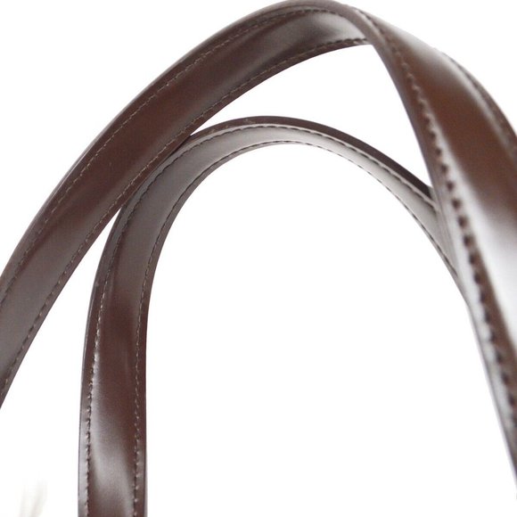 LOUIS VUITTON VERONA PM HAND BAG PURSE DAMIER EBENE - Picture 6 of 10